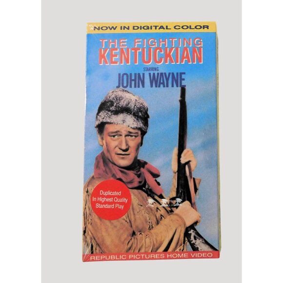 The Fighting Kentuckian John Wayne VHS Movie Colorized - Picture 1 of 3